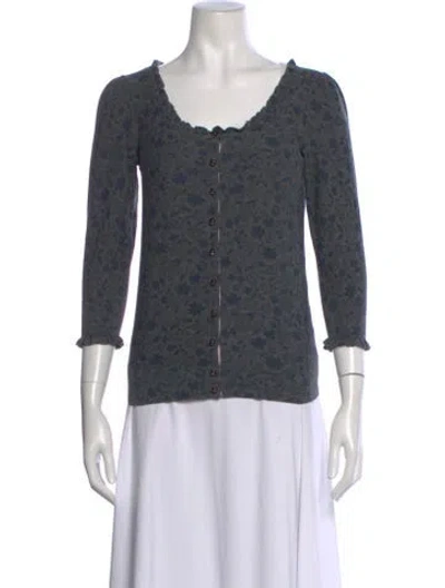 Pre-owned Marc By Marc Jacobs Scoop Neck Sweater W/ Tags In Blue