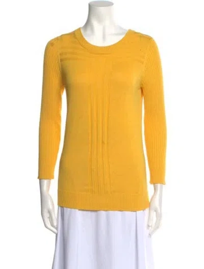 Pre-owned Marc By Marc Jacobs Scoop Neck Sweater In Yellow