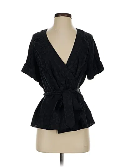 Pre-owned Marc By Marc Jacobs Short Sleeve Blouse In Black