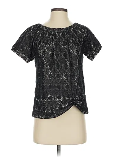 Pre-owned Marc By Marc Jacobs Short Sleeve Blouse In Black