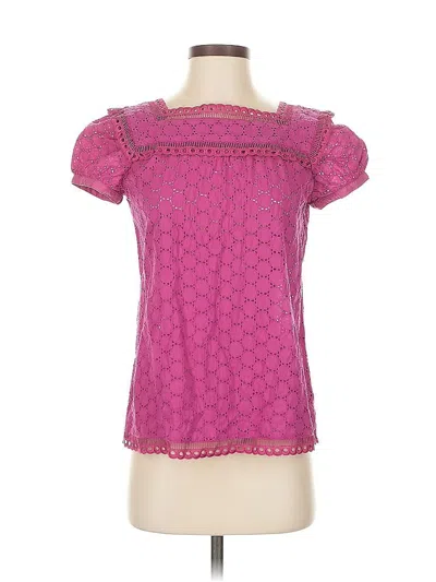 Pre-owned Marc By Marc Jacobs Short Sleeve Blouse In Pink