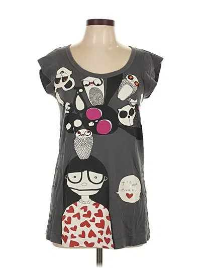 Pre-owned Marc By Marc Jacobs Short Sleeve T-shirt In Gray