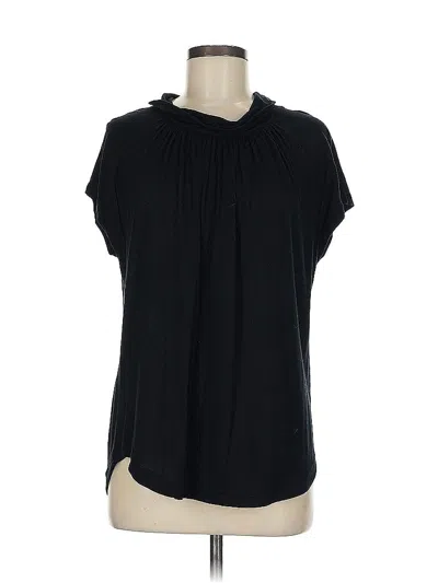 Pre-owned Marc By Marc Jacobs Short Sleeve Top Black Cowl Neck Tops