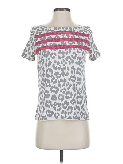 Pre-owned Marc By Marc Jacobs Short Sleeve Top Gray Crew Neck Tops