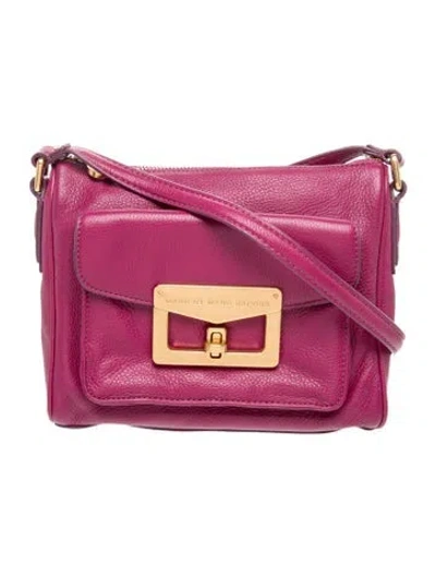 Pre-owned Marc By Marc Jacobs Signature Crossbody Bag In Burgundy