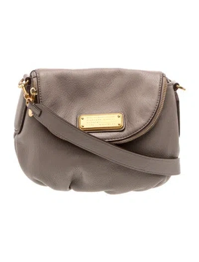 Pre-owned Marc By Marc Jacobs Signature Crossbody Bag In Grey