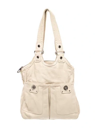 Pre-owned Marc By Marc Jacobs Signature Shoulder Bag In Gray