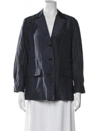 Pre-owned Marc By Marc Jacobs Silk Blazer In Blue