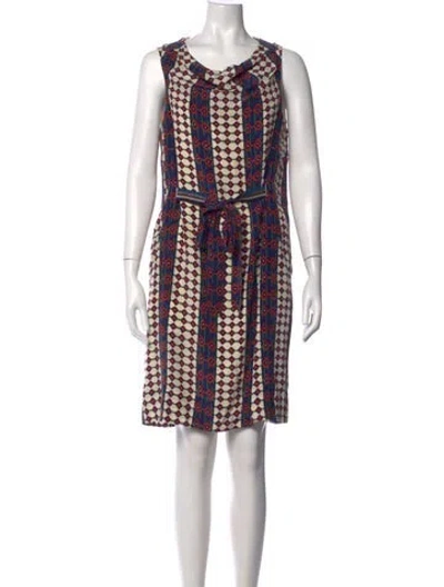 Pre-owned Marc By Marc Jacobs Silk Knee-length Dress