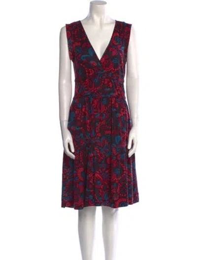 Pre-owned Marc By Marc Jacobs Silk Knee-length Dress In Multi