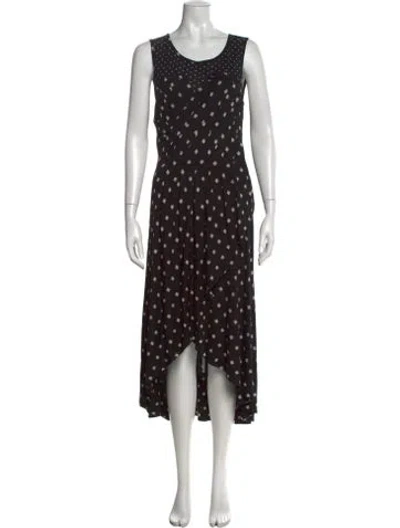 Pre-owned Marc By Marc Jacobs Silk Long Dress In Black