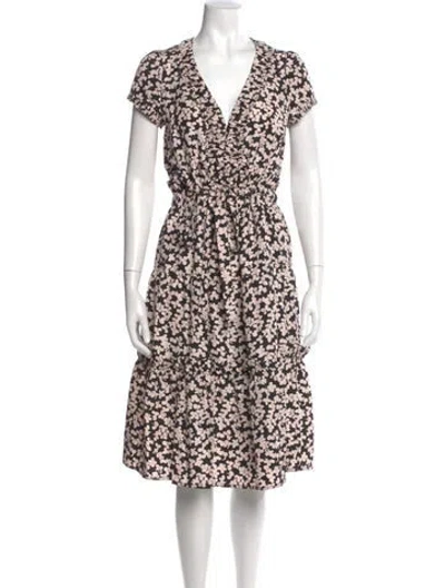 Pre-owned Marc By Marc Jacobs Silk Midi Length Dress In Multi