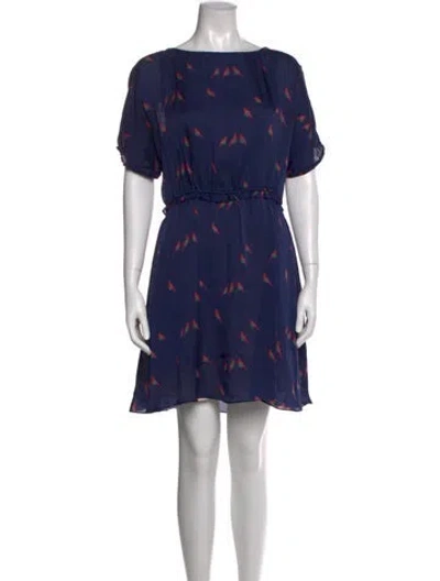 Pre-owned Marc By Marc Jacobs Silk Mini Dress
