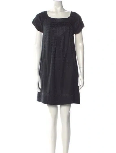 Pre-owned Marc By Marc Jacobs Silk Mini Dress In Black