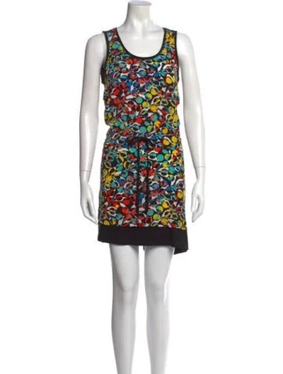Pre-owned Marc By Marc Jacobs Silk Mini Dress In Black