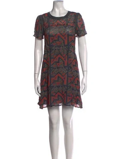 Pre-owned Marc By Marc Jacobs Silk Mini Dress In Black
