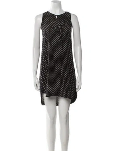 Pre-owned Marc By Marc Jacobs Silk Mini Dress In Blue