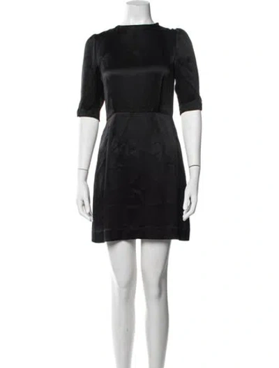 Pre-owned Marc By Marc Jacobs Silk Mini Dress In Blue