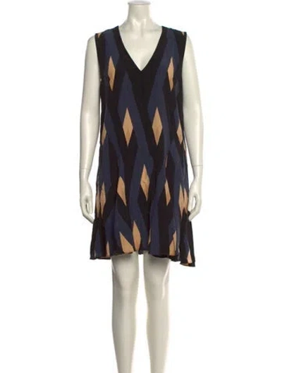 Pre-owned Marc By Marc Jacobs Silk Mini Dress In Neutral