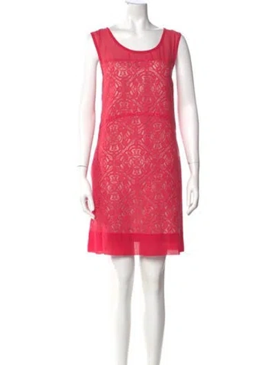 Pre-owned Marc By Marc Jacobs Silk Mini Dress In Pink