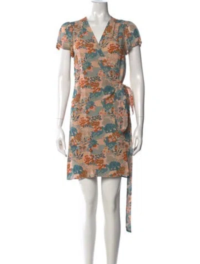 Pre-owned Marc By Marc Jacobs Silk Mini Dress In Pink