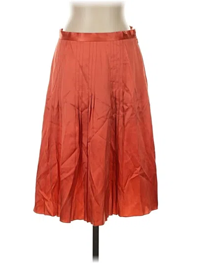 Pre-owned Marc By Marc Jacobs Silk Skirt In Orange