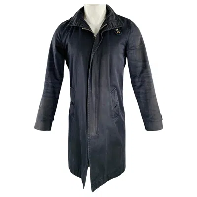 Pre-owned Marc By Marc Jacobs Size S Black Cotton Zip Up Coat