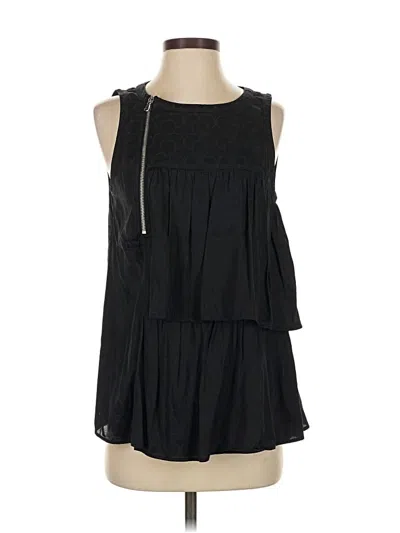 Pre-owned Marc By Marc Jacobs Sleeveless Blouse In Black