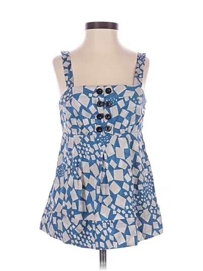 Pre-owned Marc By Marc Jacobs Sleeveless Blouse In Blue