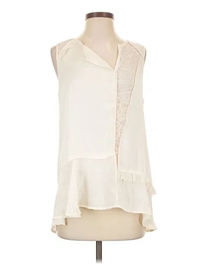 Pre-owned Marc By Marc Jacobs Sleeveless Blouse In Ivory