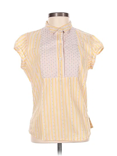 Pre-owned Marc By Marc Jacobs Sleeveless Button Down Shirt In Yellow