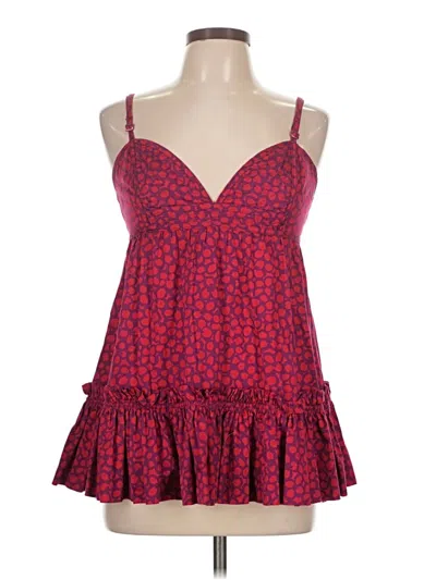 Pre-owned Marc By Marc Jacobs Sleeveless Top Pink Sweetheart Neckline Tops