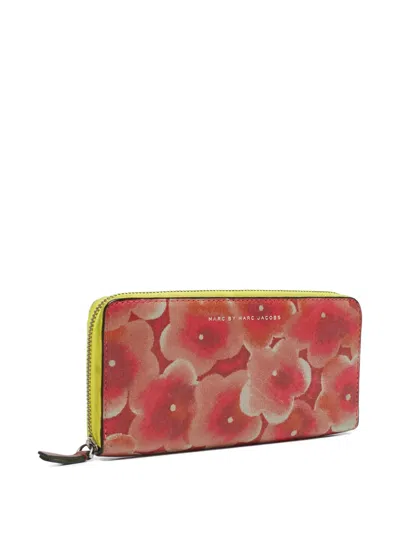 Pre-owned Marc By Marc Jacobs Sophisticato Aki Floral Tomoko Wallet