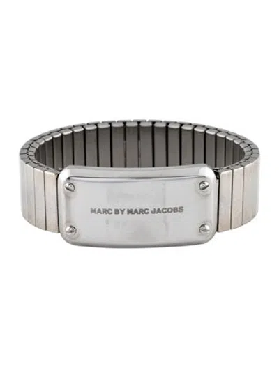 Pre-owned Marc By Marc Jacobs Stretch Bangle Bracelet, 6.5" In Multicolor