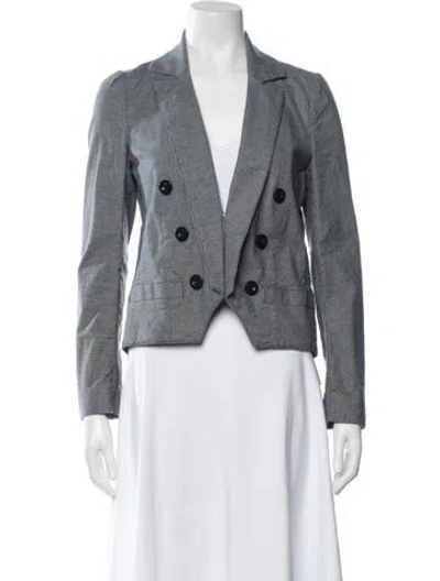 Pre-owned Marc By Marc Jacobs Striped Blazer In Blue