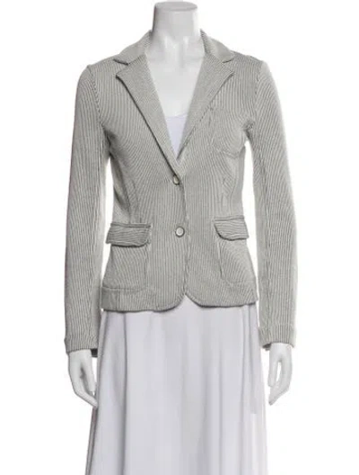 Pre-owned Marc By Marc Jacobs Striped Blazer In Neutral