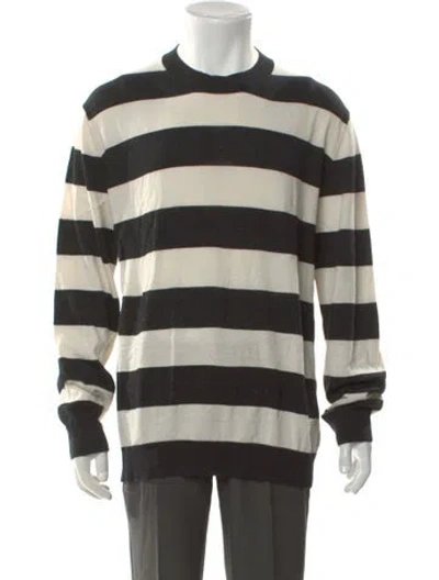 Pre-owned Marc By Marc Jacobs Striped Crew Neck Pullover In Multi