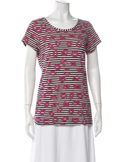 Pre-owned Marc By Marc Jacobs Striped Crew Neck Sweater In Multicolor