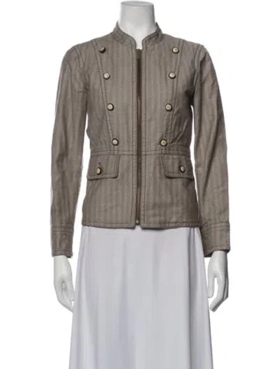 Pre-owned Marc By Marc Jacobs Striped Jacket In Neutrals