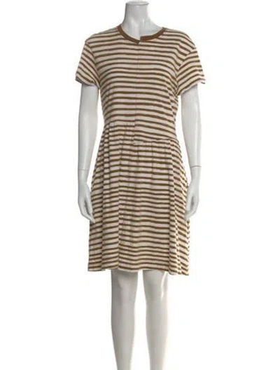 Pre-owned Marc By Marc Jacobs Striped Knee-length Dress In Multi