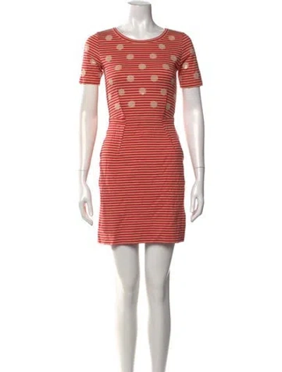 Pre-owned Marc By Marc Jacobs Striped Mini Dress