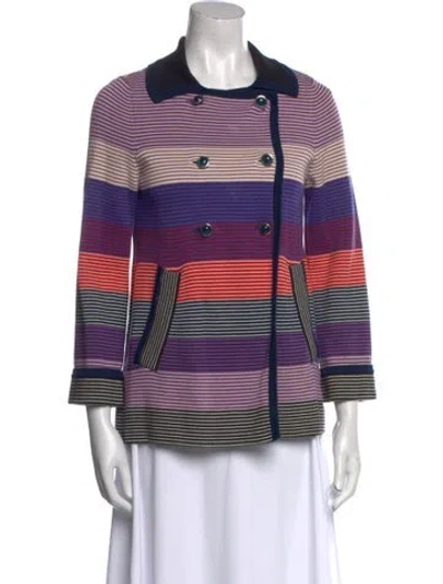 Pre-owned Marc By Marc Jacobs Striped Sweater In Black