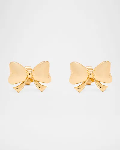 Marc By Marc Jacobs The Bow Stud Earrings In Gold