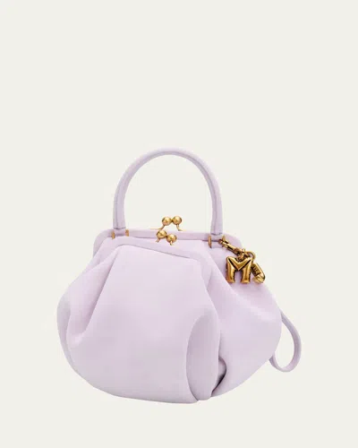 Marc By Marc Jacobs The New Wave Kiss-lock Top-handle Bag In Purple