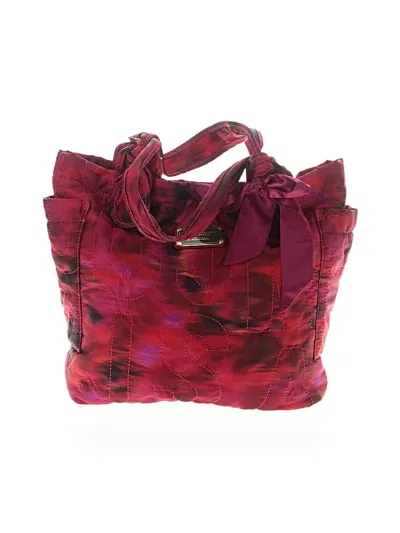 Pre-owned Marc By Marc Jacobs Tote Bag In Burgundy