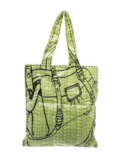 Pre-owned Marc By Marc Jacobs Tote In Green