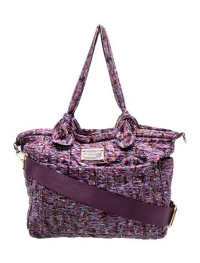 Pre-owned Marc By Marc Jacobs Tote In Purple