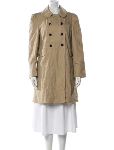 Pre-owned Marc By Marc Jacobs Trench Coat In Neutral