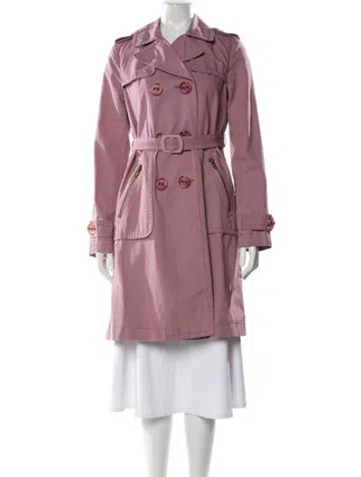 Pre-owned Marc By Marc Jacobs Trench Coat In Pink