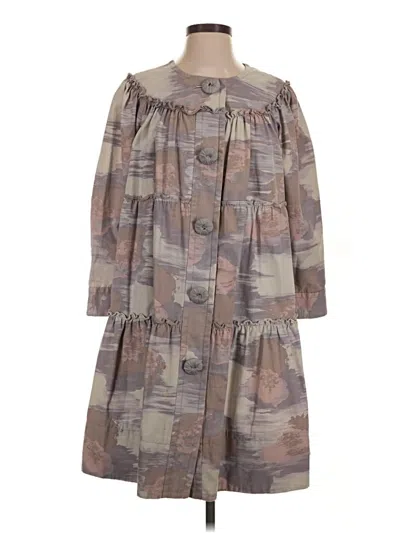 Pre-owned Marc By Marc Jacobs Trenchcoat In Purple